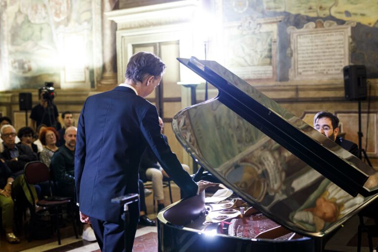 VITERBO, 25 09 2023 Sala Regia. FESTIVAL DELLA TUSCIA - Un Amore Di Poeta, Ian Bostridge e Mario Montore. Ph ©Flavio Ianniello