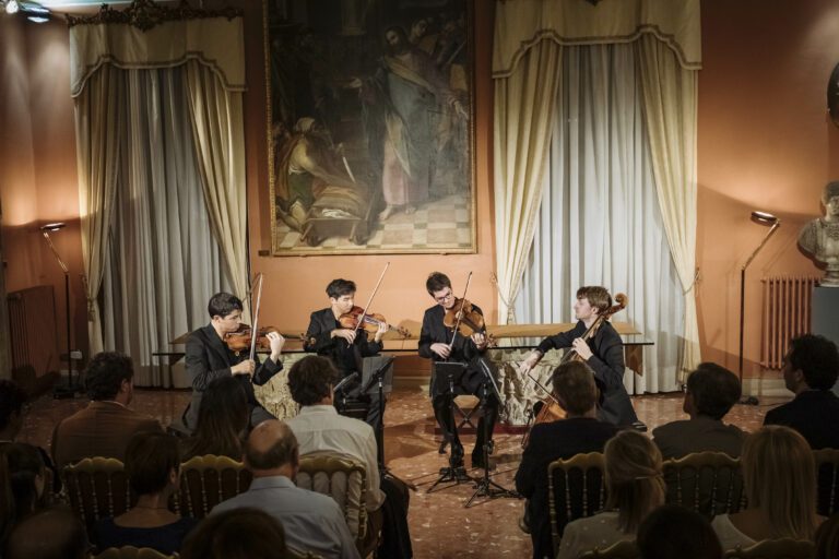Viterbo, Palazzo Brugiotti 06 10 2023. FESTIVAL DELLA TUSCIA - Quartetto Arod. foto ©FLAVIO IANNIELLO