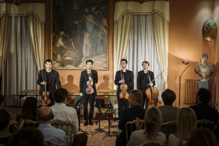 Viterbo, Palazzo Brugiotti 06 10 2023. FESTIVAL DELLA TUSCIA - Quartetto Arod. foto ©FLAVIO IANNIELLO