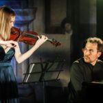 Viterbo,Sala Regia 22 09 2024. FESTIVAL DELLA TUSCIA, Giulia Rimonda Violino, Ettore Pagano Violoncello, Massimo Spada Pianoforte. ©Flavio Ianniello